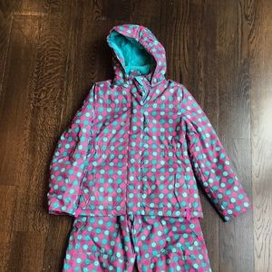 Girls Garnet Hill Ski Suit Snow Suit